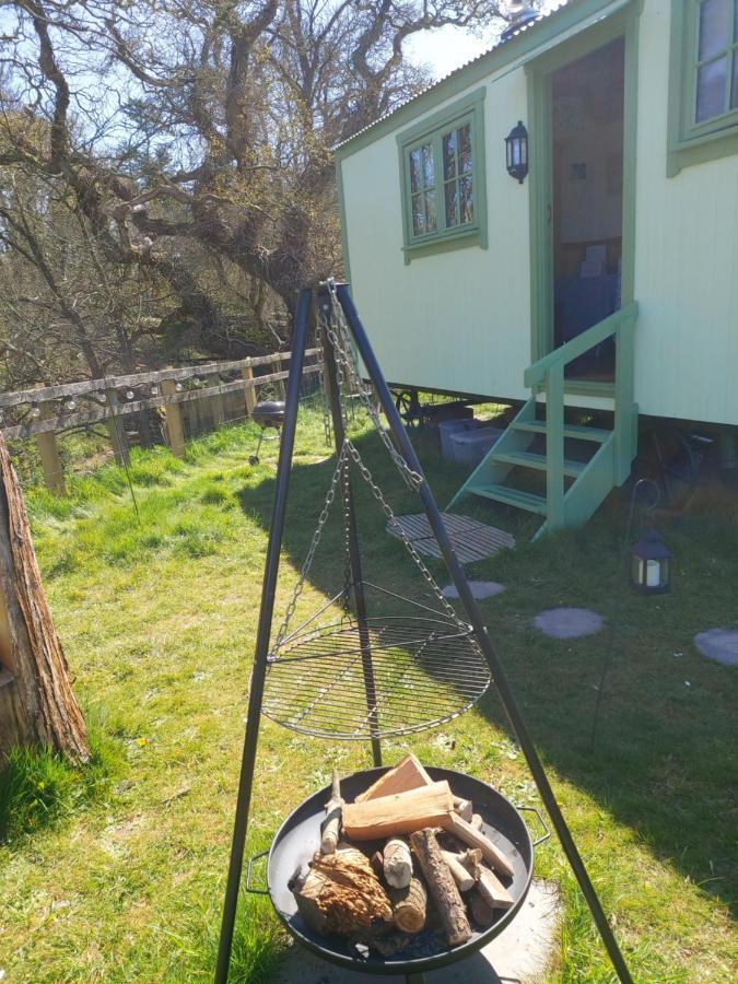 The Old Mill Shepherds Hut Okehampton Dış mekan fotoğraf